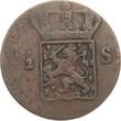 Sumatra 1/2 Stuiver 1826 S Niederländische Kolonie VF