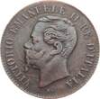 Italien 2 Centesimi 1867 M Vittorio Emanuele II: VF / EF