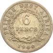 British West-Afrika Sixpence 1940 Georg VI. VF