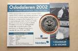 Norwegen 1 Oslodaler Oslotaler 2002 BU