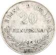 Italien 20 Centesimi 1863 M BN Vittorio Emanuele II., 1861-1878 VF