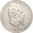 Italien 5 Lire 1871 M BN Vittorio Emanuele II., 1861-1878 VF+