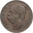 Italien 10 Centesimi 1893 R Umberto, 1878-1900 VF-