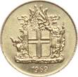 Island 1 Krona 1969 Republik unc