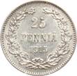 Finnland 25 Penniä 1915 Nikolaus II (Russland) unc
