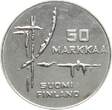 Finnland 50 Markkaa Eishokey-WM 1982 xf-unc