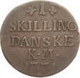 Dänemark 1 Skilling 1771 Christian VII. vf