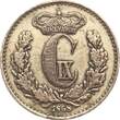 Dänemark 1/2 Skilling rigsmønt 1868 Christian IX. vf-xf