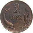 Dänemark 2 Øre 1875 Christian IX. vf+