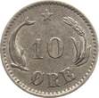 Dänemark 10 Øre 1875 Christian IX. vf/vf+