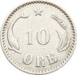 Dänemark 10 Øre 1905 Christian IX. vf-/vf