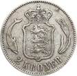 Dänemark 2 Kroner 1875 Christian IX. vf-/vf