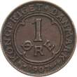 Dänemark 1 Øre 1907 Frederik VIII vf+