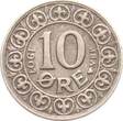 Dänemark 10 Øre 1907 Frederik VIII xf-