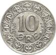 Dänemark 10 Øre 1910 Frederik VIII xf