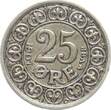 Dänemark 25 Øre 1912 Frederik VIII ss