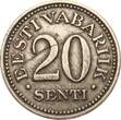 Estland 20 Senti 1935 vf