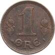 Dänemark 1 Øre 1923 Christian X. xf-