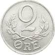 Dänemark 2 Øre 1941 N Christian X. near unc