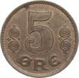 Dänemark 5 Øre 1920 HCN Christian X. xf