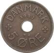 Dänemark 5 Øre 1927 N Christian X. vf