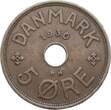 Dänemark 5 Øre 1930 N Christian X. vf