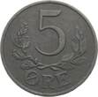 Dänemark 5 Øre 1943 N Christian X. near xf