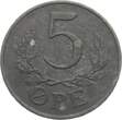 Dänemark 5 Øre 1944 N Christian X. vf