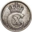 Dänemark 10 Øre 1914 VBP Christian X. xf