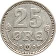 Dänemark 25 Øre 1913 VBP Christian X. xf+