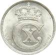 Dänemark 25 Øre 1918 VBP Christian X. xf