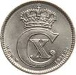 Dänemark 25 Øre 1921 HCN Christian X. unc