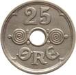 Dänemark 25 Øre 1924 HCN Christian X. unc