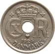 Dänemark 25 Øre 1924 HCN Christian X. unc