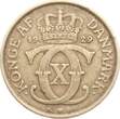 Dänemark 1 Krone 1929 N Christian X. vf