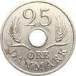 Dänemark 25 Øre 1968 Friedrich IX. xf+