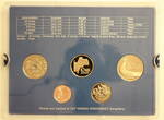 Norwegen ab 50 Øre Harald V., Jahressatz 2009 mit 5 Münzen, selten! Proof