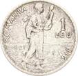 Rumänien 1 Leu 1911 Carol I. VF