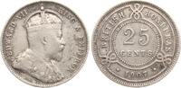 British Honduras (Belize) 25 Cent Edvard VII. -