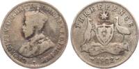 Threepence 1912 Australien Georg V. s-ss