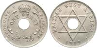 British West-Afrika 1 Penny 1919 H Georg V. besserer Typ fvz 9.25 US$  +  23.12 US$ shipping