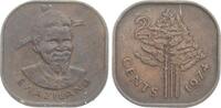 Swaziland/Eswatini 2 Cents Sobhuza II., 1968-1982 -