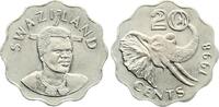 Swaziland/Eswatini 20 Cents Mswati II., seit 1986 -