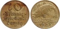 Danzig 10 Pfennige 1932 ss-vz 13.87 US$  +  23.12 US$ shipping