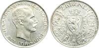 Norwegen 2 Kroner 1917 H&aring;kon VII.1905-1957 vz-stgl 132.96 US$  +  23.12 US$ shipping