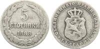 Bulgarien 5 Stotinki 1888 Ferdinand I., 1887-1908 s+ 5.78 US$  +  23.12 US$ shipping