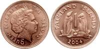 Falkland Inseln 1 Penny 2004 Elisabeth II., 1952-2022, Pinguine fstgl 23.41 元  ＋  156.04 元 运费