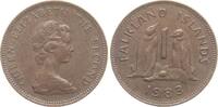 Falkland Inseln 1 Penny 1983 Elisabeth II., 1952-2022, Pinguine vz 23.41 元  ＋  156.04 元 运费