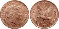 Falkland Inseln 2 Pence 2004 Elisabeth II., Gans fstgl 23.41 元  ＋  156.04 元 运费