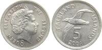Falkland Inseln 5 Pence 2004 Elisabeth II., Albatros vz+ 23.41 元  ＋  156.04 元 运费
